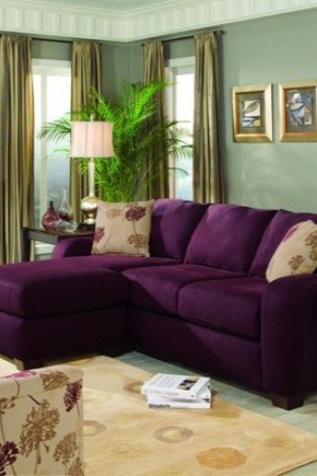  Ghế sofa màu tím