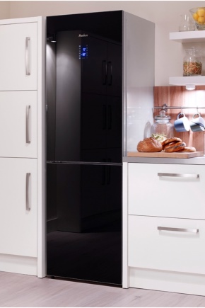 Black Glass Refrigerators