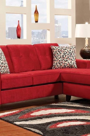  Sofa màu đỏ