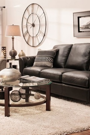  Leather sofas