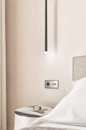  The location of the outlets in the bedroom