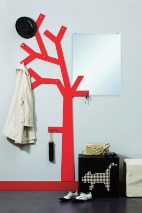  How to make a hanger in the hallway with your own hands?