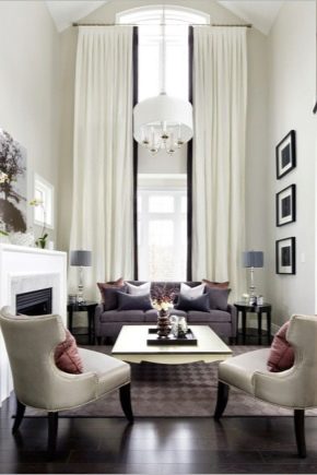  Módní záclony v obývacím pokoji