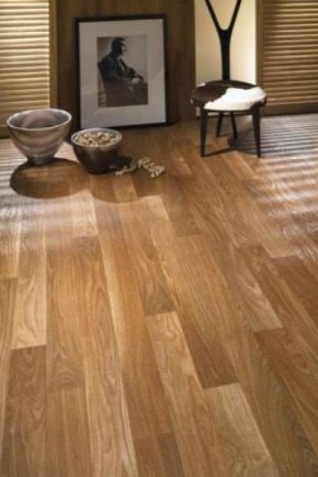  How to choose linoleum with imitation under the laminate?