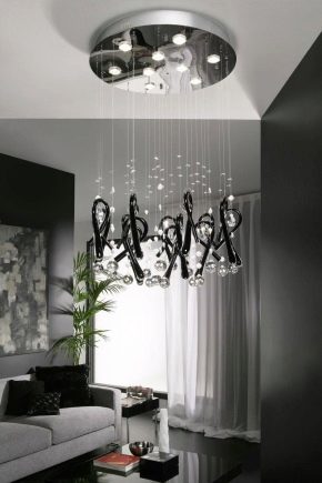  Cascading chandeliers