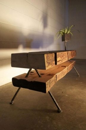  Bagaimana untuk membuat meja yang diperbuat daripada kayu dengan tangan anda sendiri?
