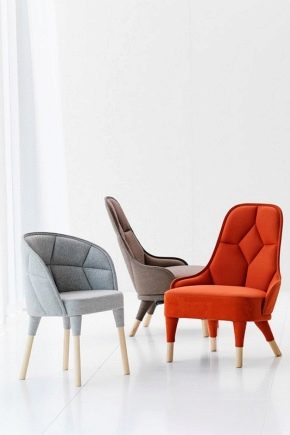  Měkké židle: typy a funkce