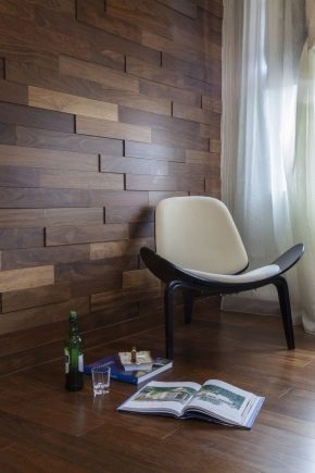 Wall parquet in the interior