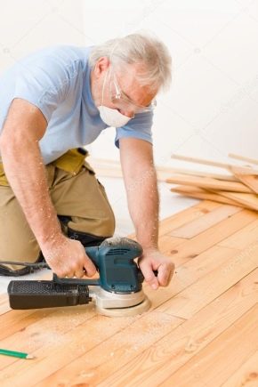  Características del piso de madera de molienda.