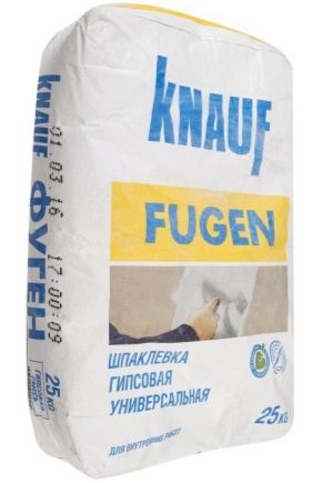  Putty Knauf Fugen: výhody a nevýhody
