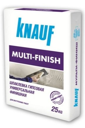  Knauf finishing putty: composition and specifications