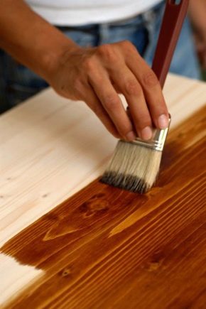  Wood stains: types and scope of application