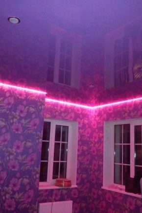  Stretch strop s osvětlením: krásné řešení v interiéru