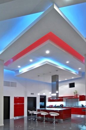  Plasterboard ceilings: types of structures and design