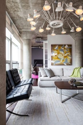  Loft-style ceiling: style and workmanship