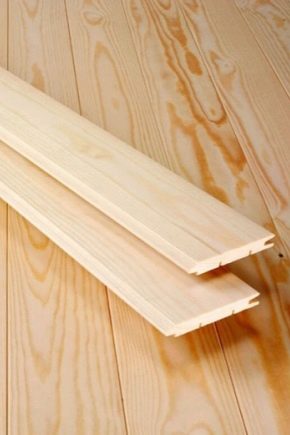  Features of lining pine