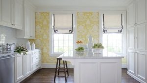  Non-woven wallpaper for the kitchen