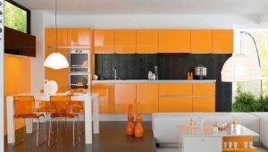  Papel de parede de cozinha laranja