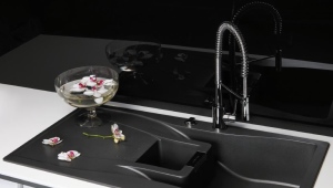  Sinks for kitchen from an artificial stone