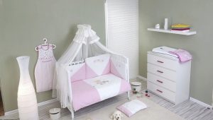  Linut tempat tidur di katil bayi untuk bayi baru lahir