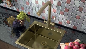  Bronze Kitchen Faucet