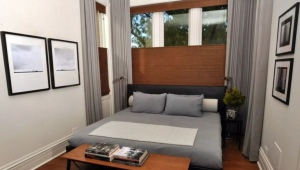  Design av ett litet sovrum på 6 kvadratmeter. m