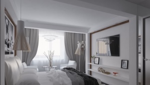  Bedroom design of 20 square meters. m