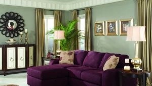  Purple sofa