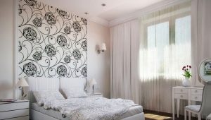  Papel tapiz para un dormitorio pequeño