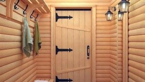  Pintu kayu untuk mandi