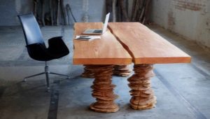 Pieds de table en bois