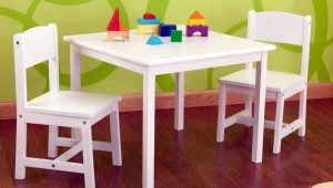  Ξύλινο τραπέζι για παιδιά: χαρακτηριστικά επιλογής