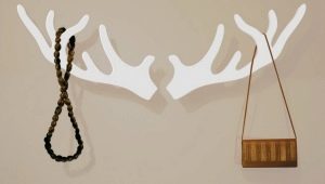  Wall wooden hangers for the hallway