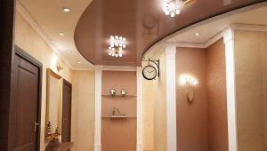  Stretch ceilings for the corridor: features of choice