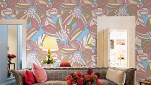  Maravilhosamente e elegantemente decorar o quarto com papéis de parede de design.