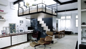  Penyelesaian yang bergaya untuk apartmen studio: idea reka bentuk dalaman yang bergaya