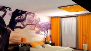  Stylish wallpaper with sakura in the interior