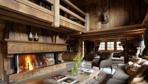  Reka bentuk rumah-gaya Chalet: gaya Alpine