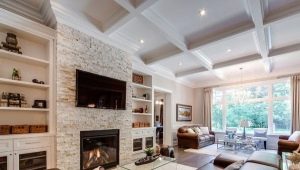 Interiér obývací pokoj v soukromém domě: krásný design možnosti