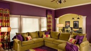  Výběr barvy stěn v obývacím pokoji: krásné kombinace