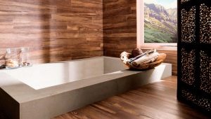  Wood tile in interior design
