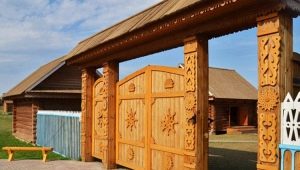  Wooden gates: advantages and manufacturing technology