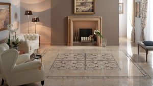  Classic-style floor tiles: interior design details