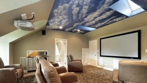  Stretch ceiling Sky: options à l'intérieur