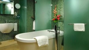  Grön kakel i design av lägenheten och privat hus