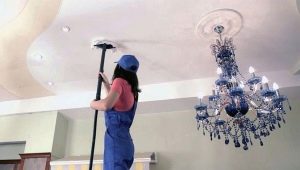  What and how can you clean the ceiling without stains?