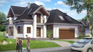  Rumah dengan garaj: pilihan yang indah untuk projek pembinaan