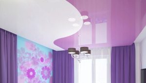  Two-color stretch ceilings: design features and care