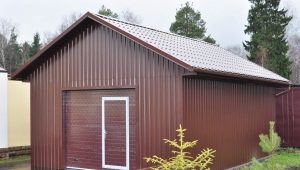  How to make a garage from a professional sheet with your own hands?