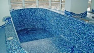  Havuz için Mozaik: özellikler ve tasarım fikirleri